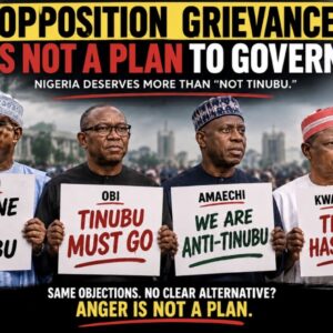 “Anyone But Tinubu” Is Not a Plan for Governing Nigeria: Why the Opposition Could Lose Badly in 2027